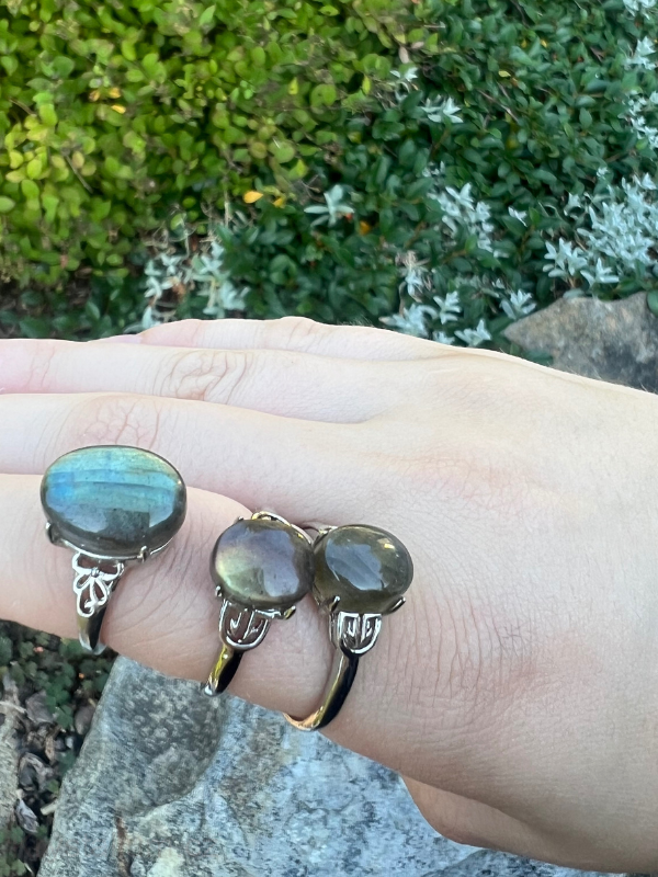 Labradorit prstýnek nastavitelná velikost