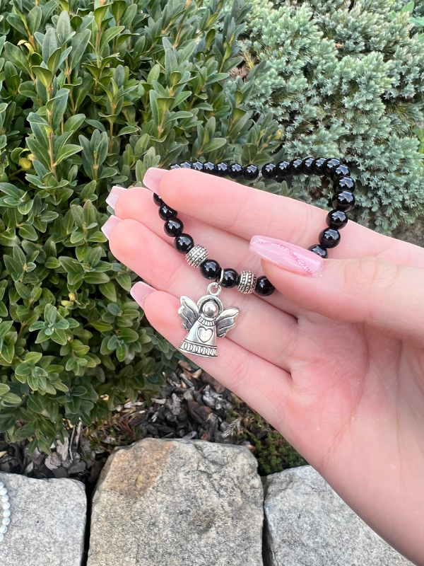 VÁNOČNÍ náramek ONYX anděl