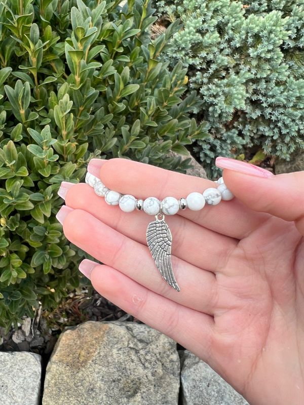 VÁNOČNÍ náramek MAGNEZIT křídlo