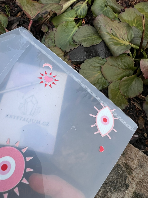 SADA desky krystalium EVIL EYE s vadou