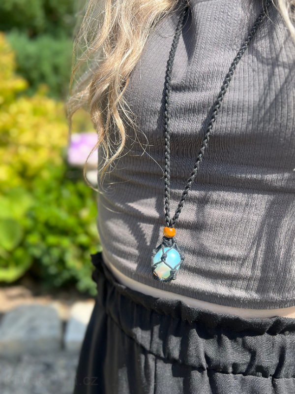 SÍŤKA na minerál NÁHRDELNÍK 