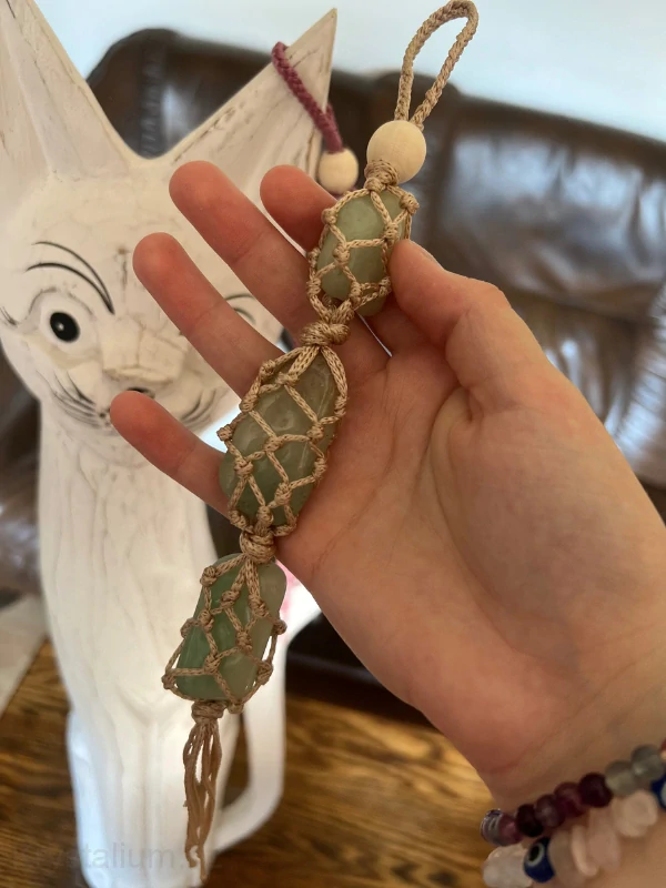 SÍŤKA klíčenka Trojitá AVANTURÍN