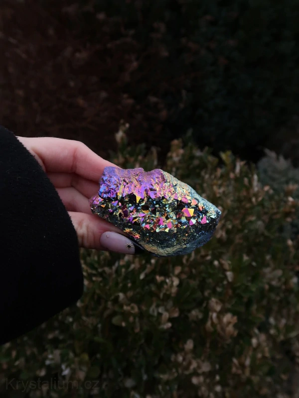 AMETYST Drúza s aurou Konkrétní kus 4