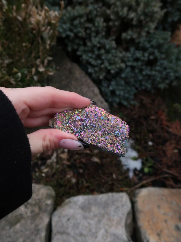 AMETYST Drúza s aurou Konkrétní kus 5