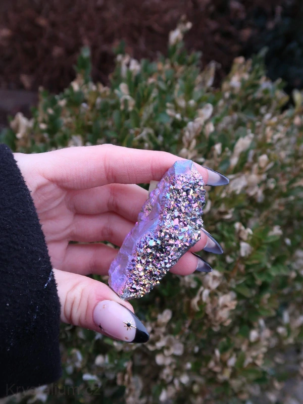 AMETYST Drúza s aurou Konkrétní kus 14