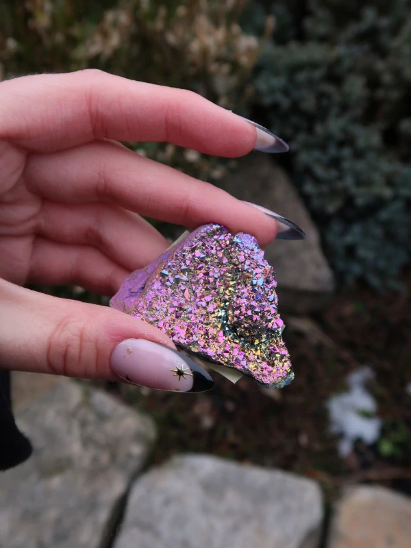 AMETYST Drúza s aurou Konkrétní kus 16