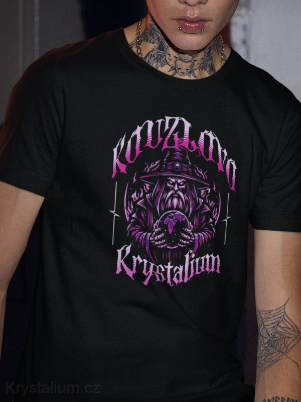 KOUZLOVO tričko ČERNÉ