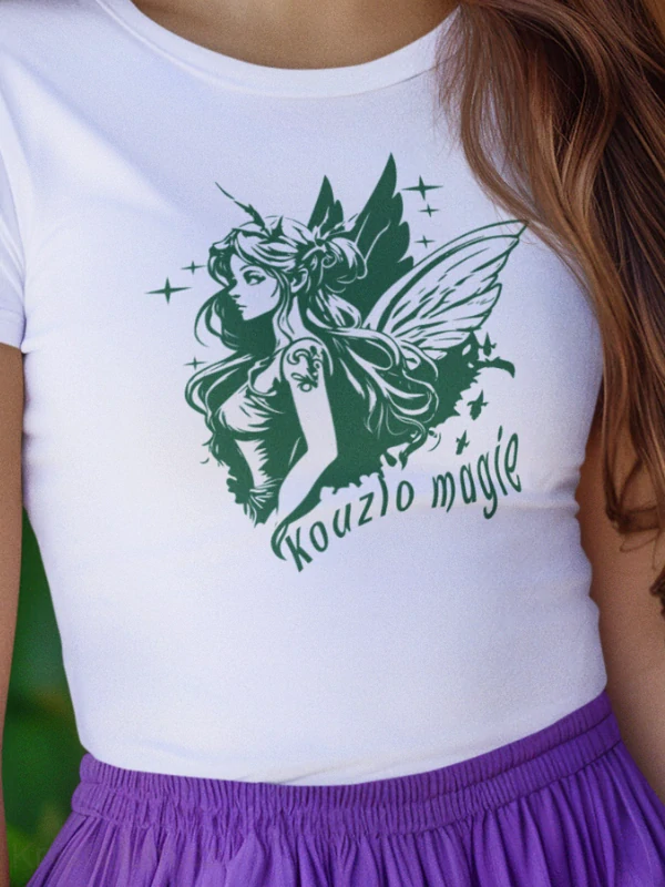 KOUZLO MAGIE tričko BÍLÉ