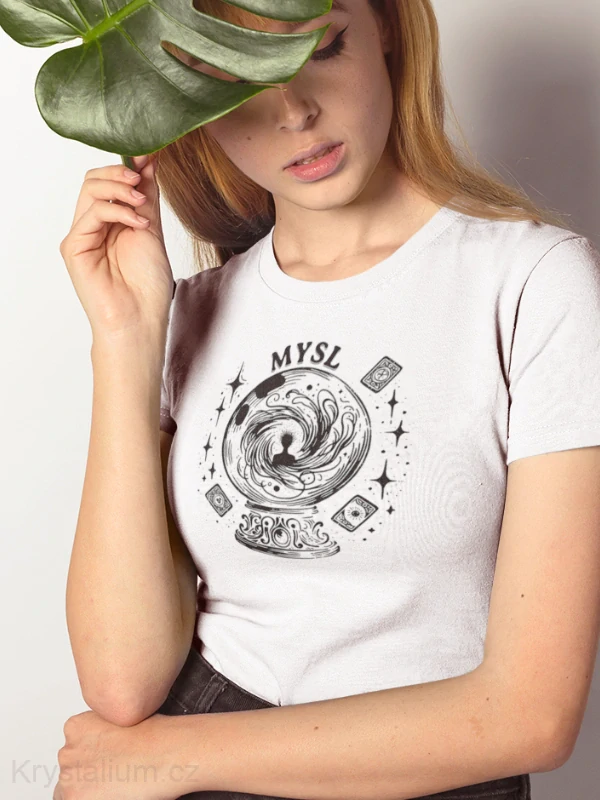 MYSL  tričko BÍLÉ