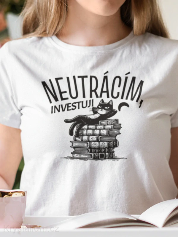 NEUTRÁCÍM INVESTUJI tričko BÍLÉ