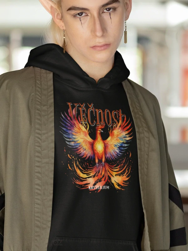 VĚČNOST mikina ČERNÁ