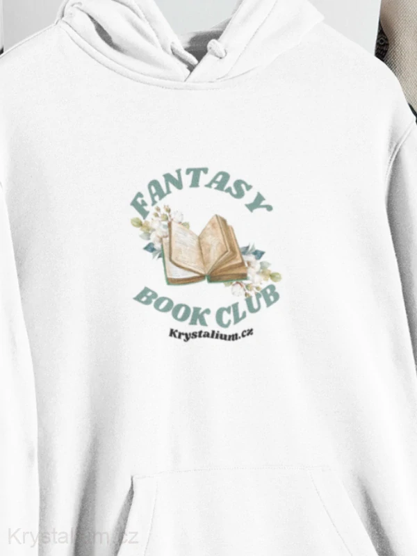 FANTASY BOOK CLUB mikina BÍLÁ