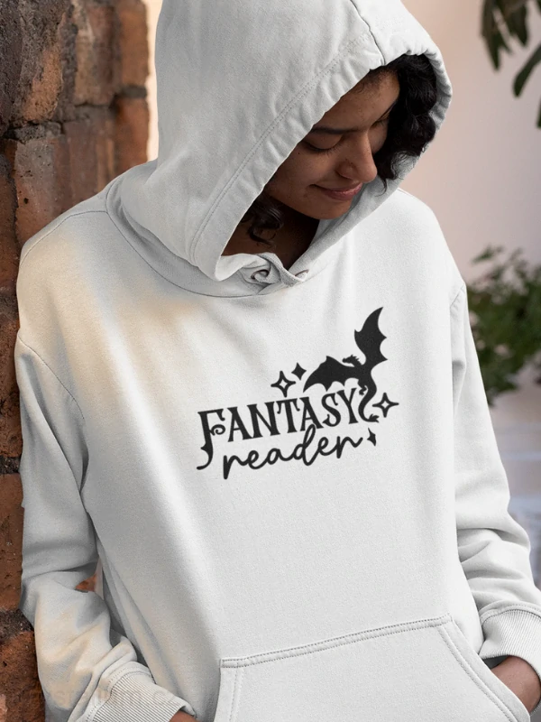 FANTASY READER mikina BÍLÁ