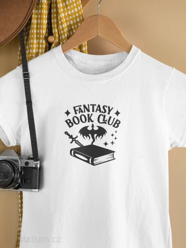 FANTASY BOOK CLUB tričko BÍLÉ