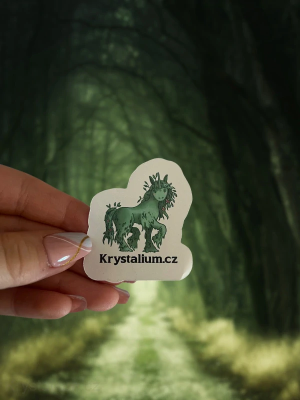 FANTASY Samolepka KŮŇ ZELENÝ