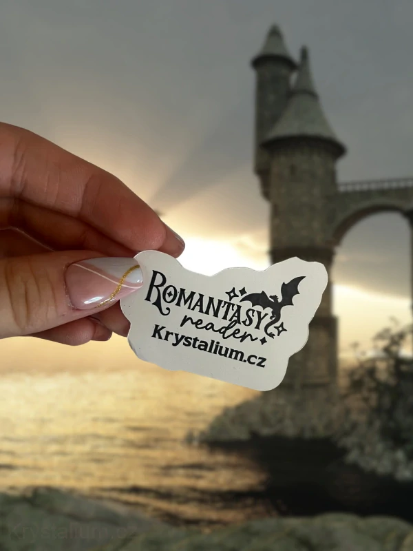 FANTASY Samolepka ROMANTASY READER DRAK