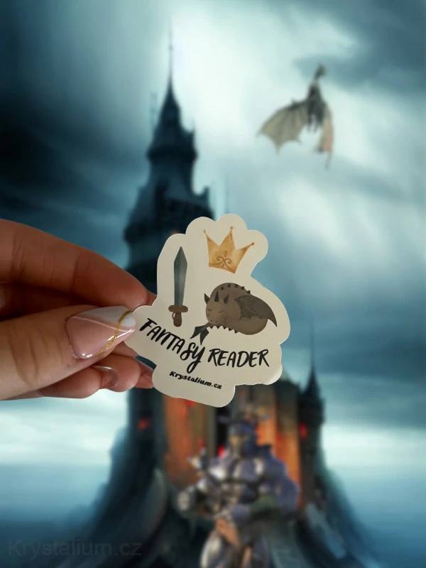 FANTASY Samolepka FANTASY READER CUTE