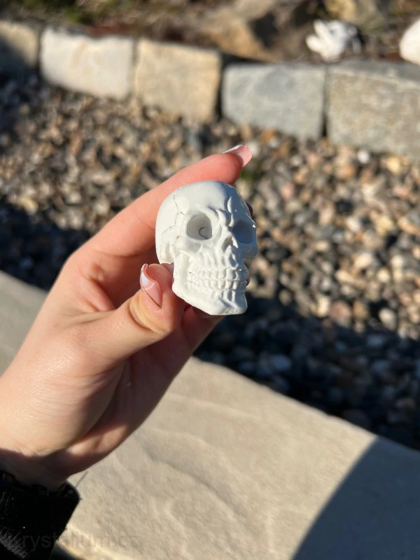 BÍLÁ MINI LEBKA konkrétní kus