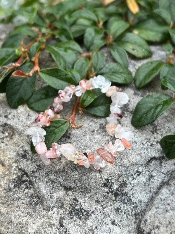 KŘIŠŤÁL s HEMATITEM náramek