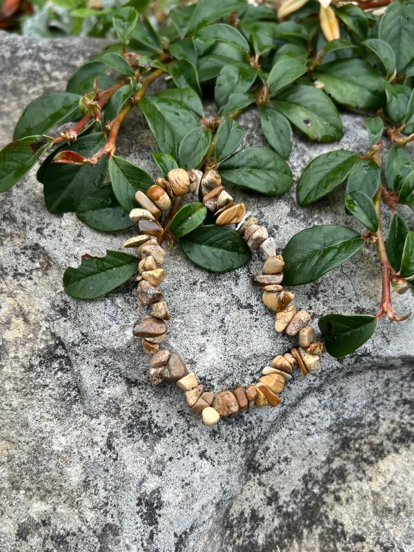 JASPIS obrázkový náramek sekaný 