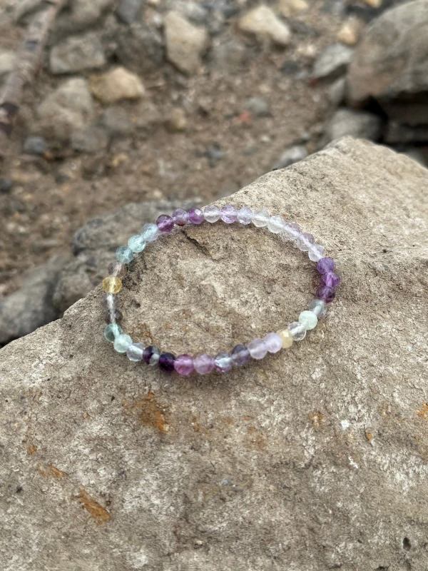  FLUORIT náramek fasetovaný