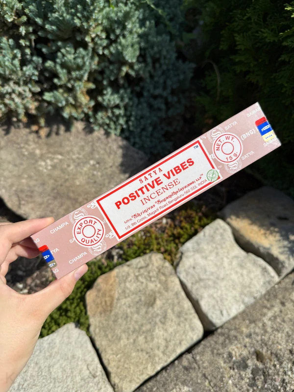 Vonné tyčinky POSITIVE VIBES satya 