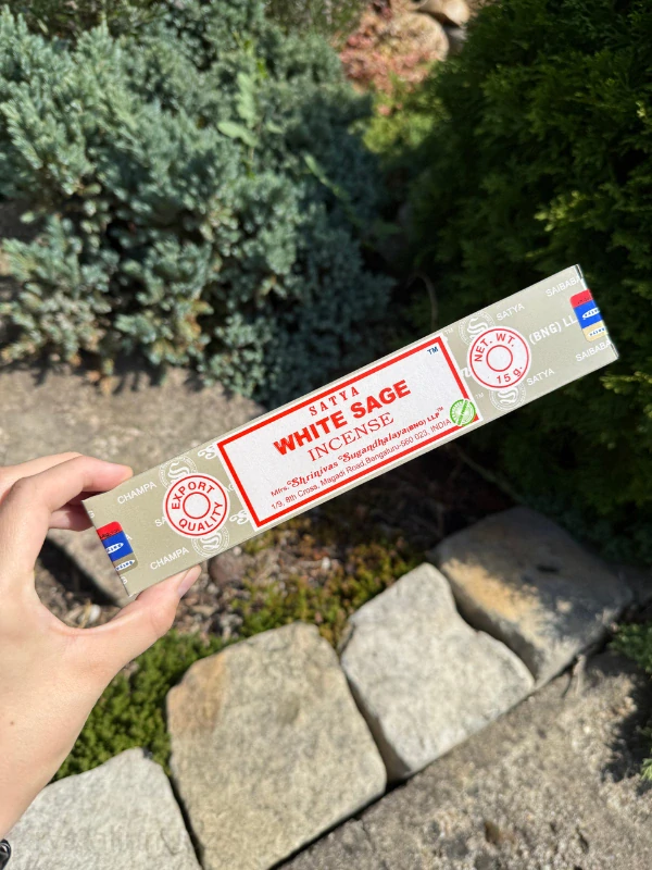 Vonné tyčinky WHITE SAGE satya 