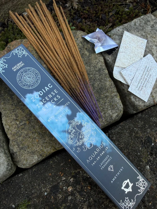 Vonné tyčinky VODNÁŘ + Ametyst