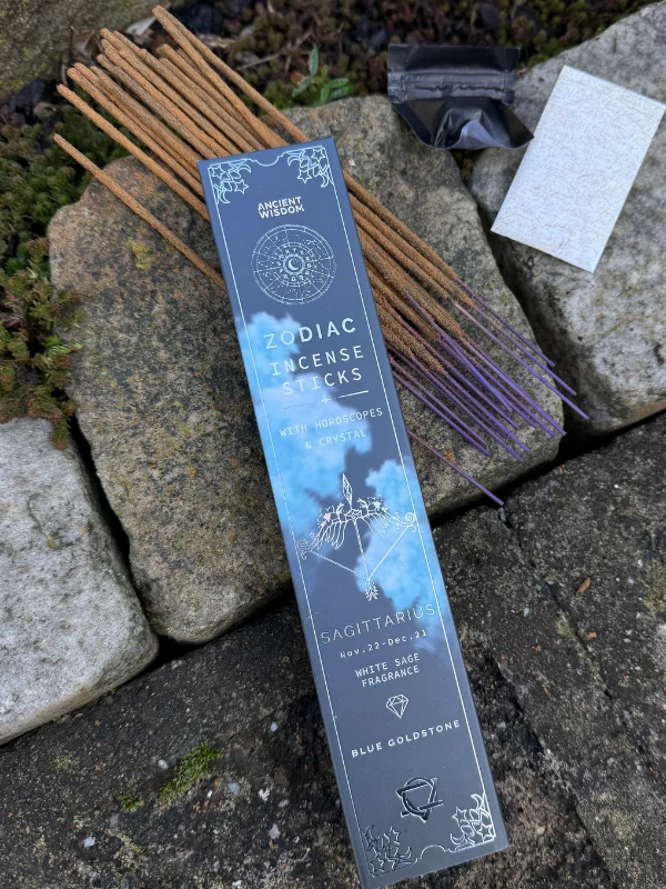 Vonné tyčinky STŘELEC + Blue goldstone