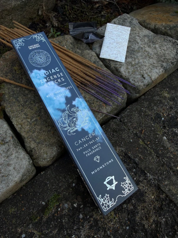 Vonné tyčinky RAK + Měsíční kámen