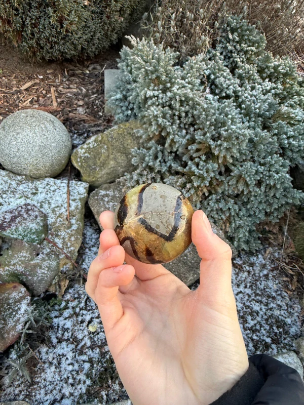 Septárie hmatka konkrétní kus