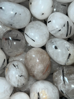 KŘIŠŤÁL s TURMALÍNEM Tromlovaný   