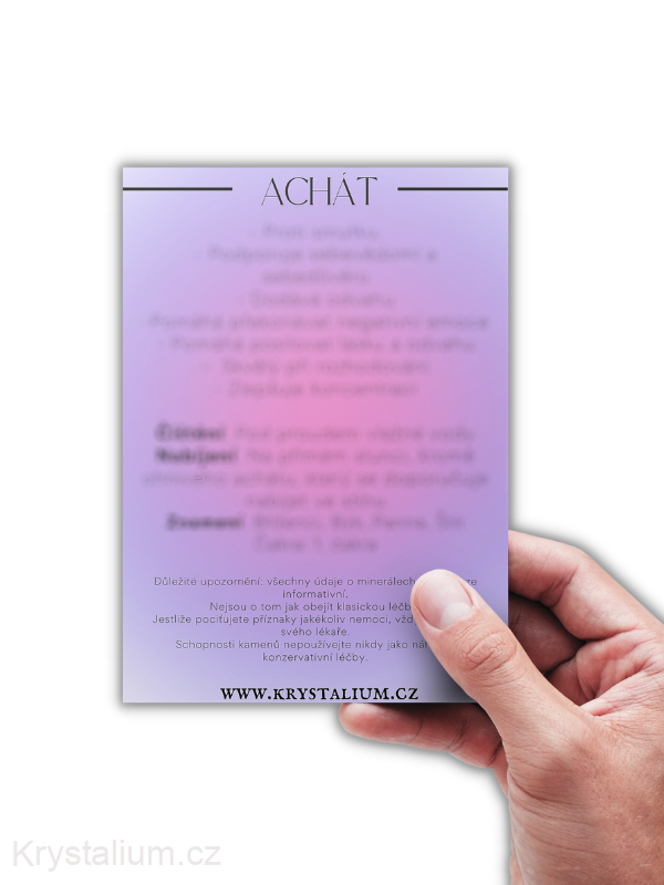 Kartička ACHÁT