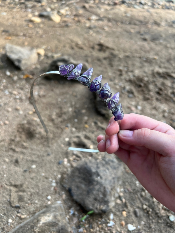 KORUNKA ametyst hroty konkrétni kus