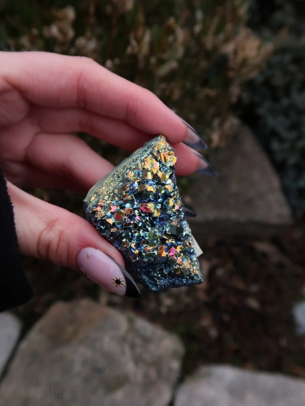 AMETYST Drúza s aurou Konkrétní kus 11