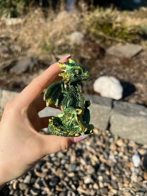 MEDITACE DRAK ZELENÝ konkrétní kus