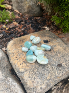 Sky Blue Quartz tromlovaný