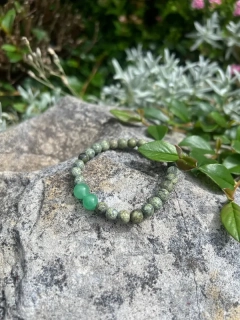AVANTURÍN a SERPENTIN náramek kulička 2