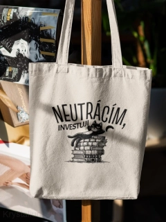 NEUTRÁCÍM, INVESTUJI plátěná taška NATURAL