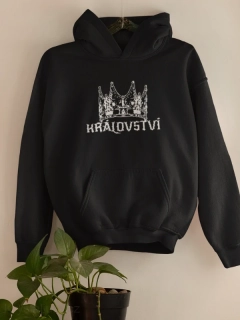 KRÁLOVSTVÍ mikina ČERNÁ