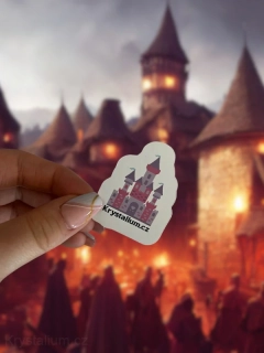 FANTASY Samolepka ZÁMEK